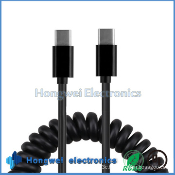 Customize Length Spring Type C USB Cable